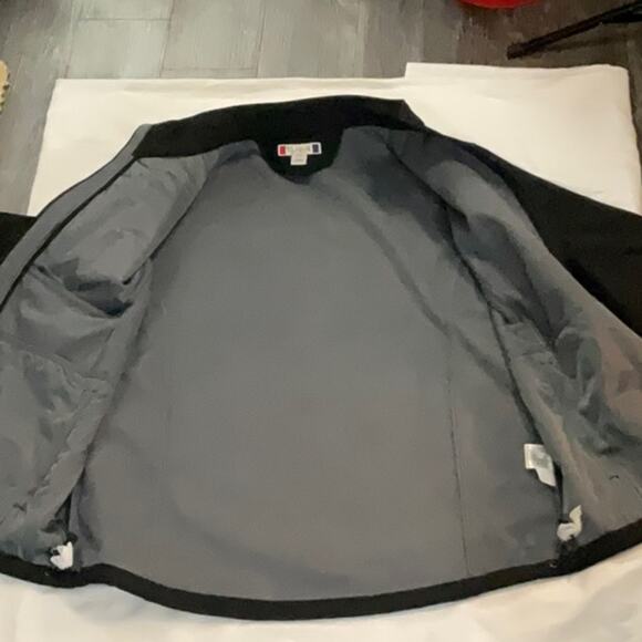 Clique Black Zip Up Jacket L NEW No Tag Home Depot Miami Trucker Bikercore FDC - Picture 5 of 12